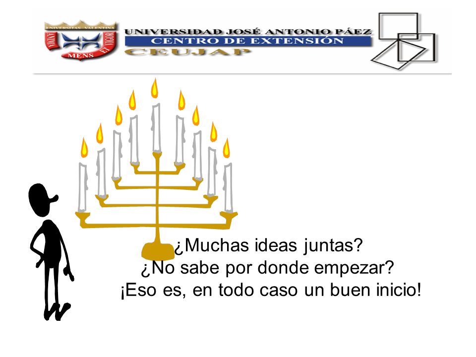¿No sabe por donde empezar ¡Eso es, en todo caso un buen inicio!