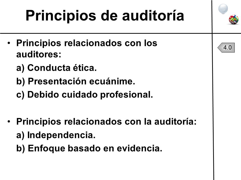 Principios de auditoría