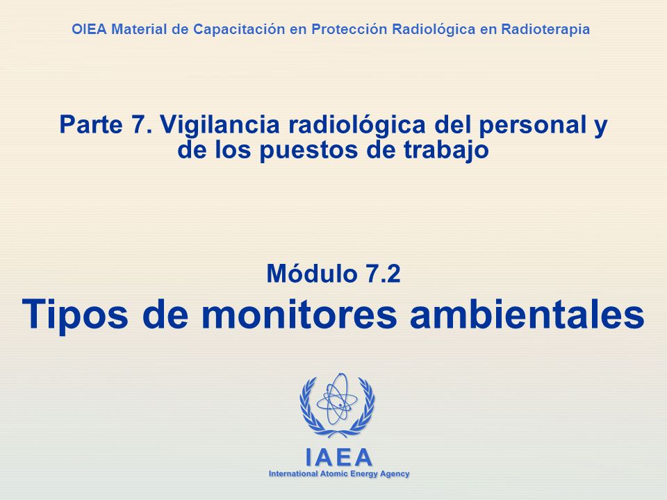 Módulo 7.2 Tipos de monitores ambientales