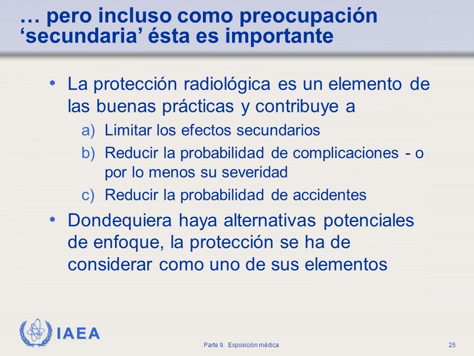 … pero incluso como preocupación ‘secundaria’ ésta es importante