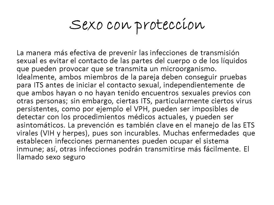 Sexo con proteccion