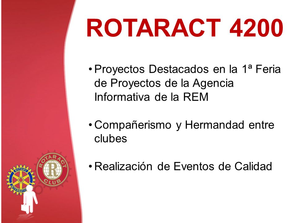 ROTARACT 4200 Proyectos Destacados en la 1ª Feria de Proyectos de la Agencia Informativa de la REM.