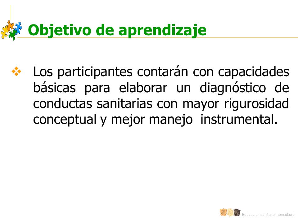 Objetivo de aprendizaje