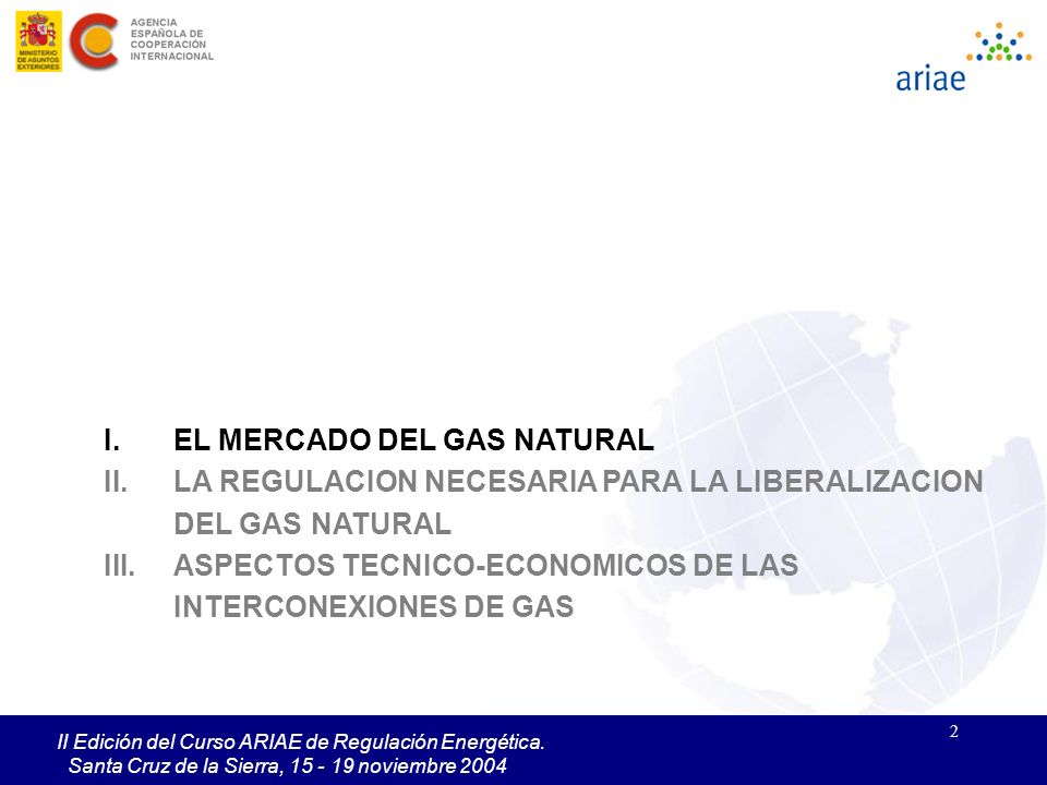 II Edición del Curso ARIAE de Regulación Energética.