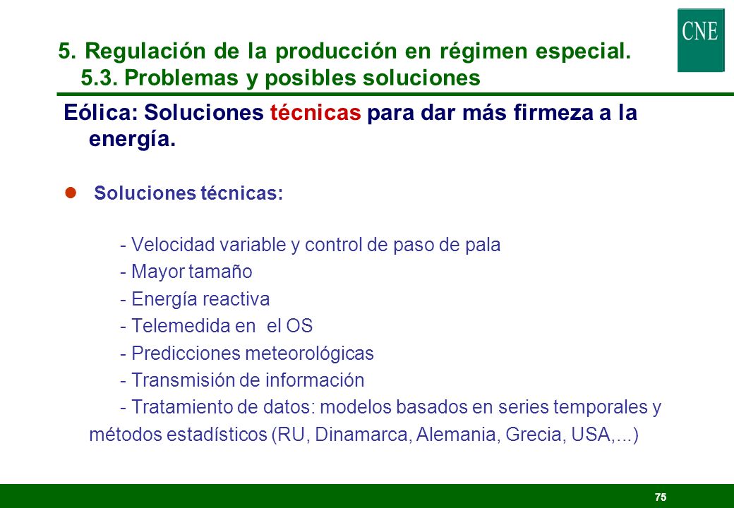 Eólica: Soluciones técnicas para dar más firmeza a la energía.