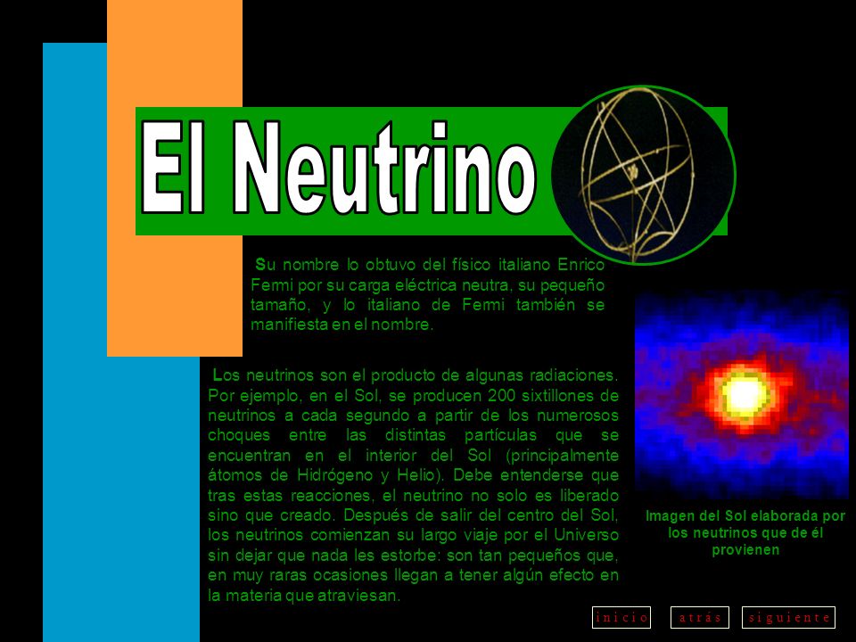Imagen del Sol elaborada por los neutrinos que de él provienen