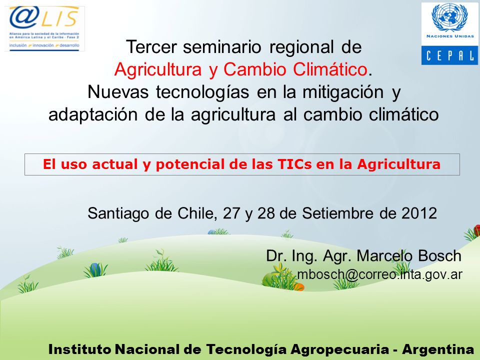 El uso actual y potencial de las TICs en la Agricultura