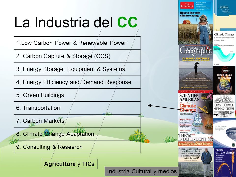 La Industria del CC 1.Low Carbon Power & Renewable Power