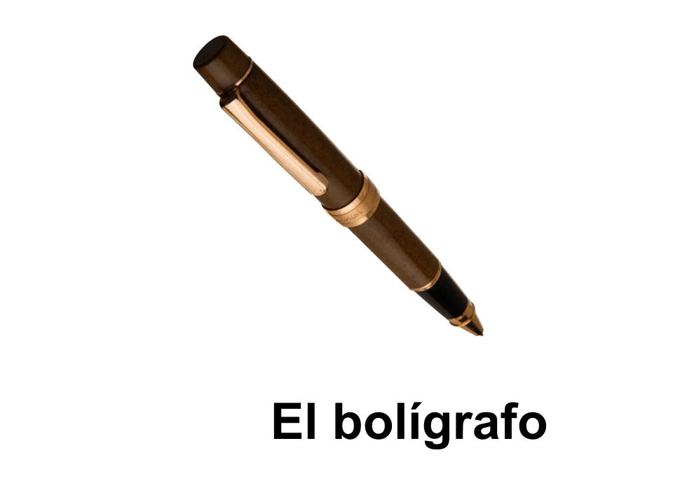 El bolígrafo