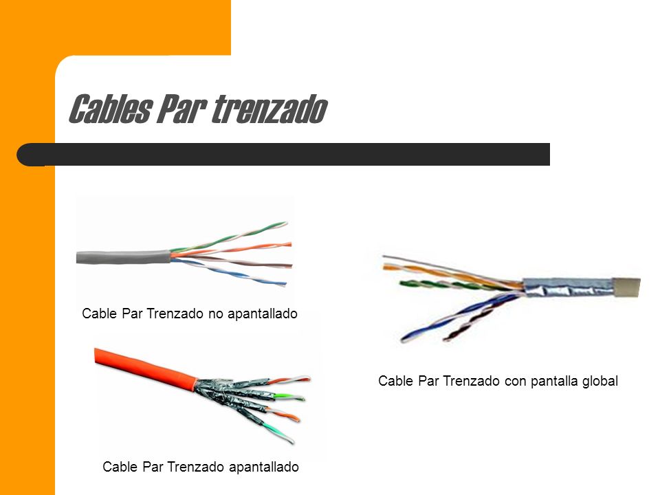 Cables Par trenzado Cable Par Trenzado no apantallado
