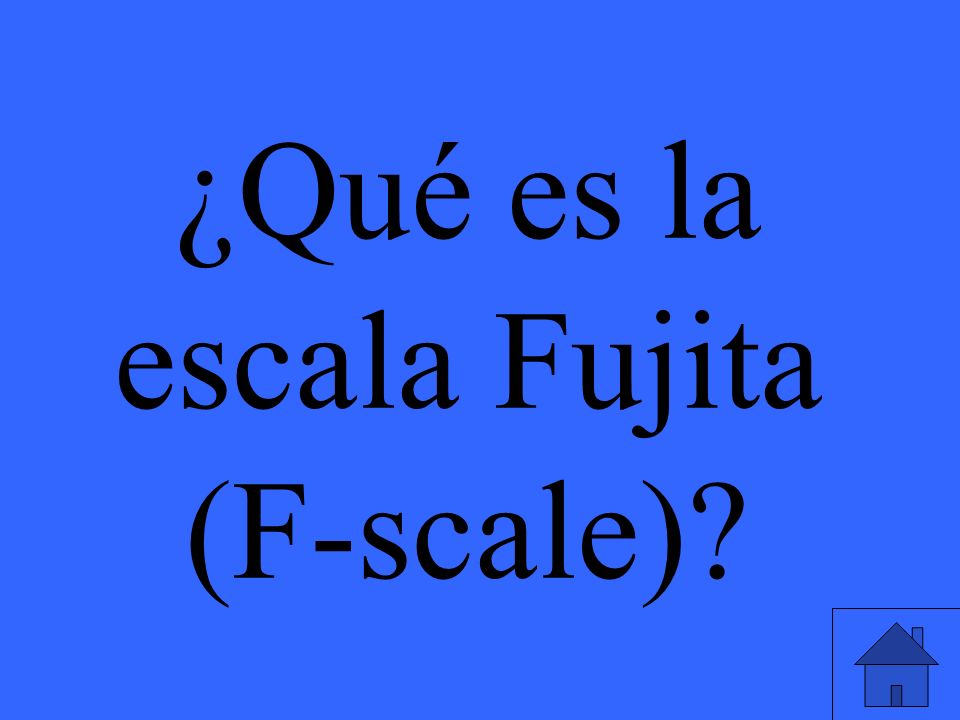 ¿Qué es la escala Fujita (F-scale)