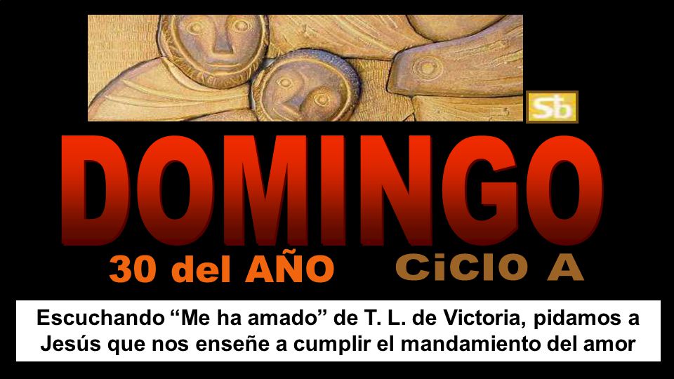 DOMINGO 30 del AÑO. Ciclo A. Escuchando Me ha amado de T.