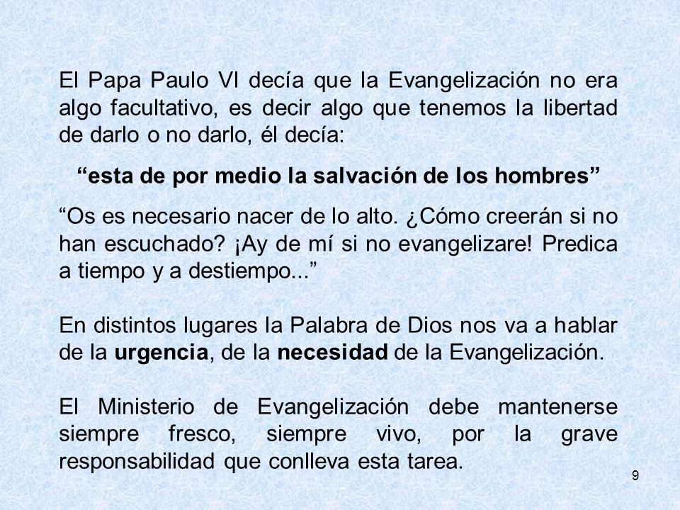 esta de por medio la salvación de los hombres