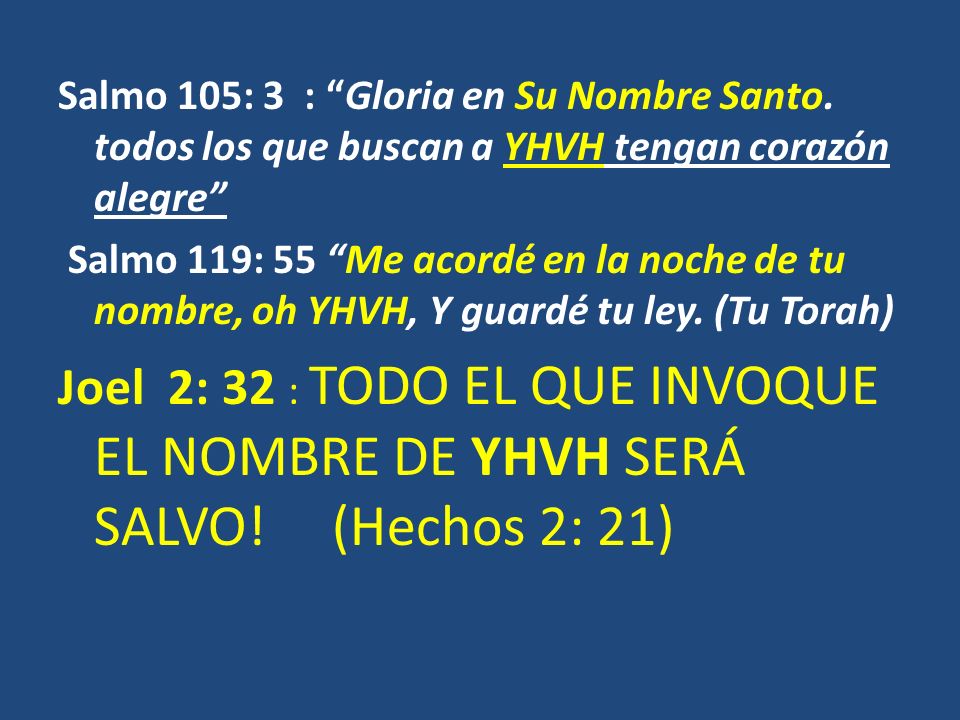 Salmo 105: 3 : Gloria en Su Nombre Santo