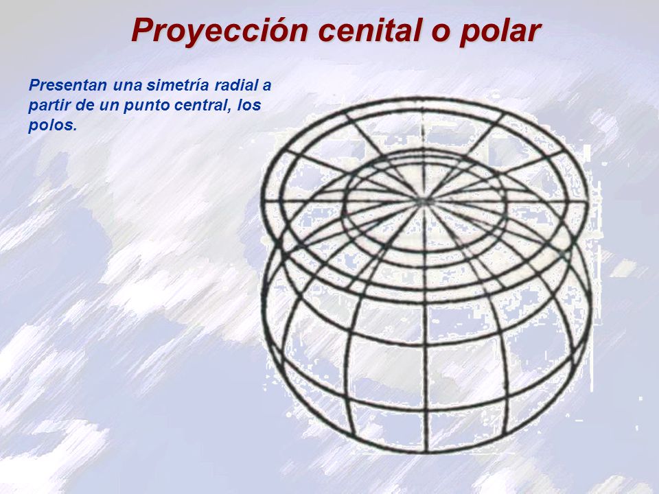 Proyección cenital o polar