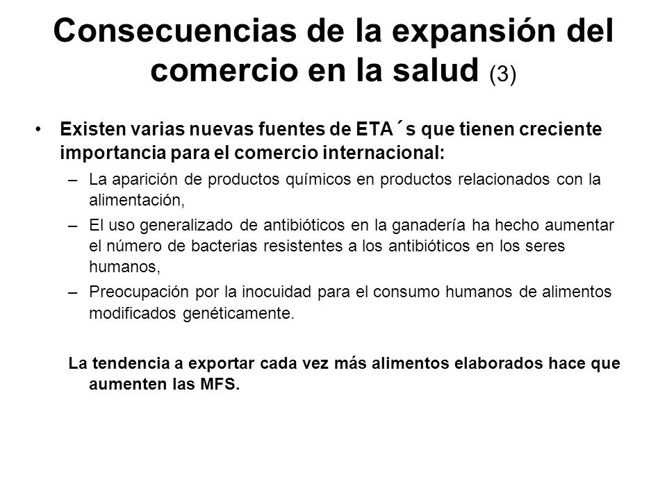 Consecuencias de la expansión del comercio en la salud (3)