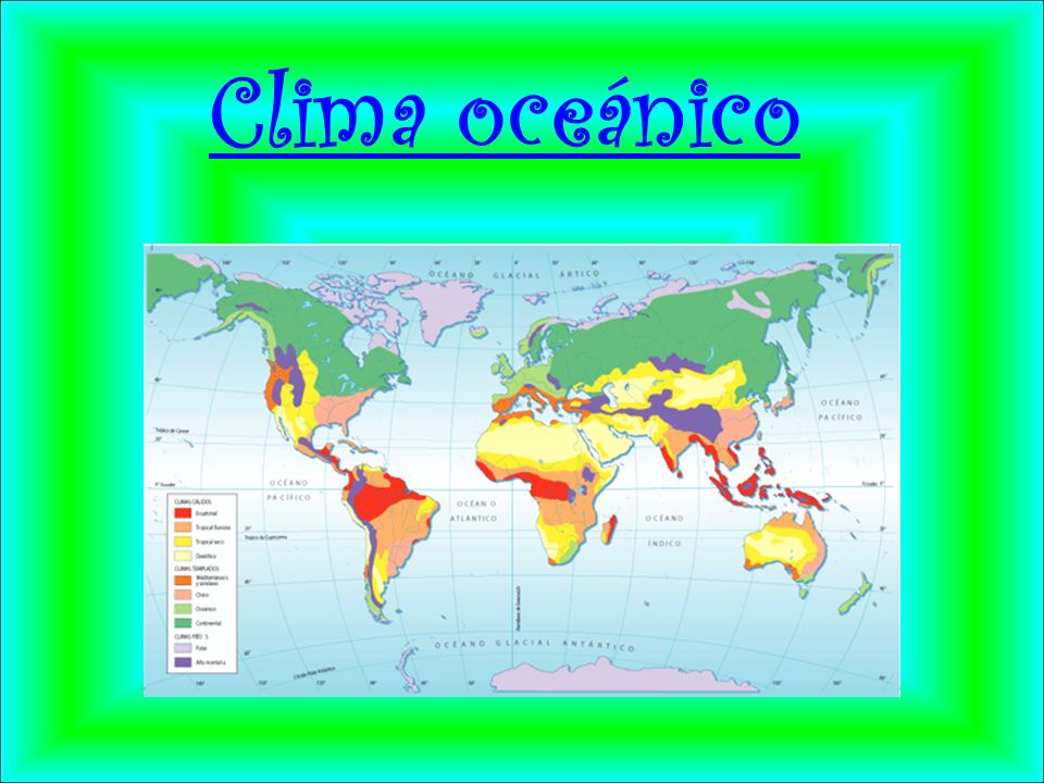 Clima oceánico