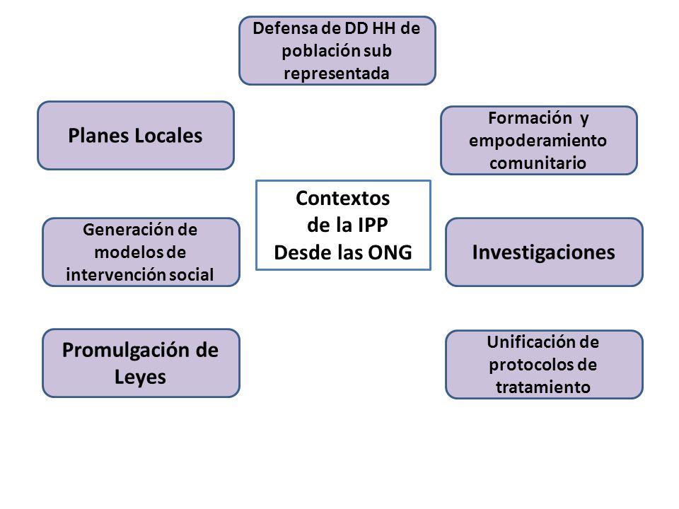 Planes Locales Contextos de la IPP Desde las ONG Investigaciones
