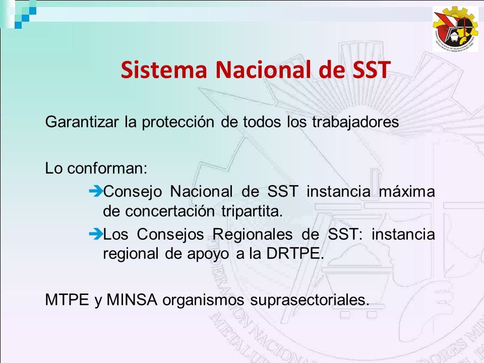 Sistema Nacional de SST