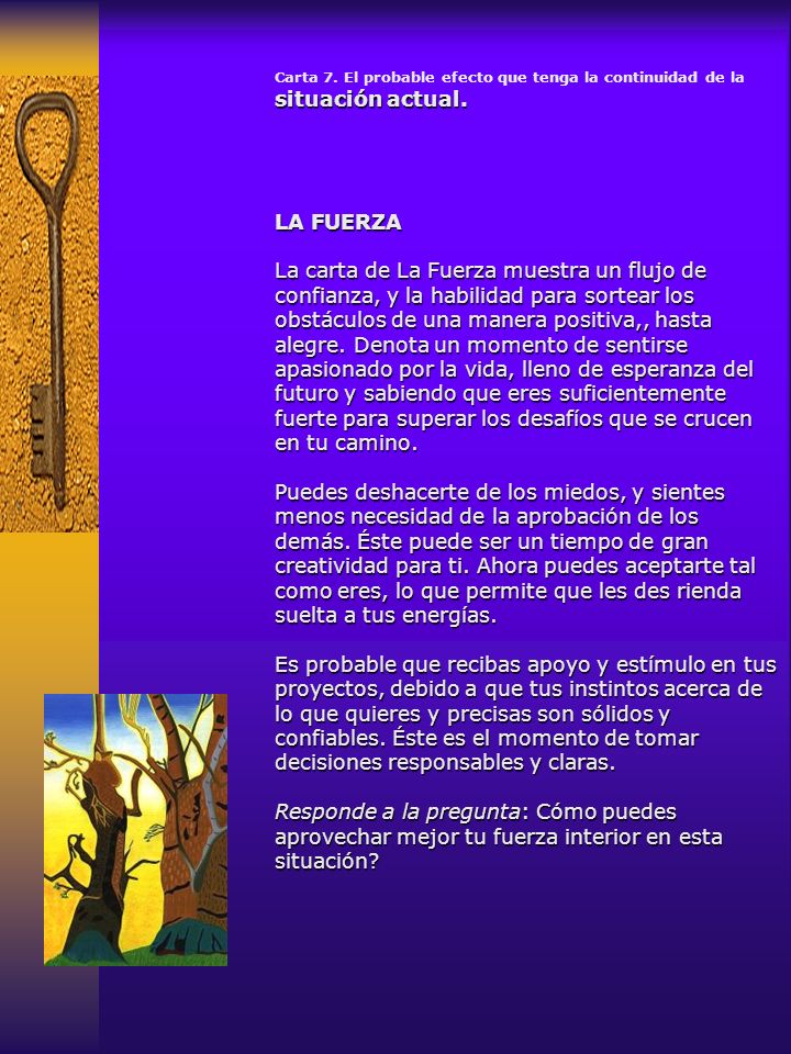 Carta 7. El probable efecto que tenga la continuidad de la situación actual.