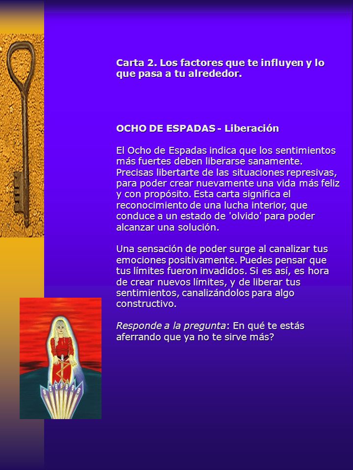 Carta 2. Los factores que te influyen y lo que pasa a tu alrededor.