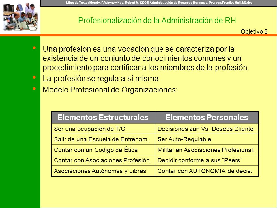 Profesionalización de la Administración de RH