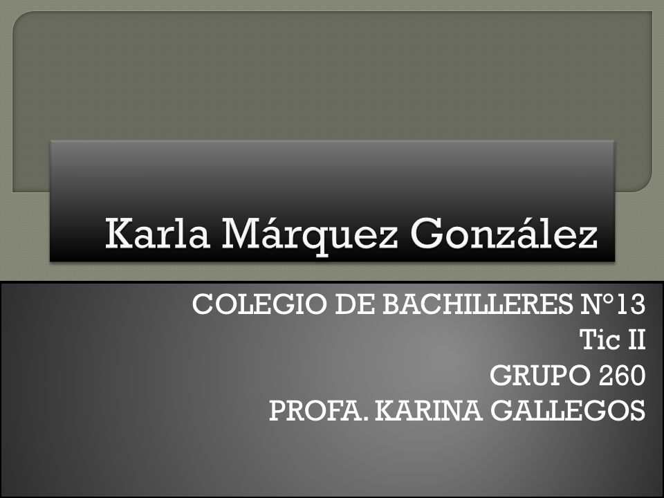 Karla Márquez González