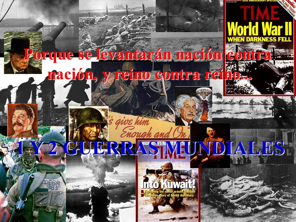 Porque se levantarán nación contra nación, y reino contra reino...