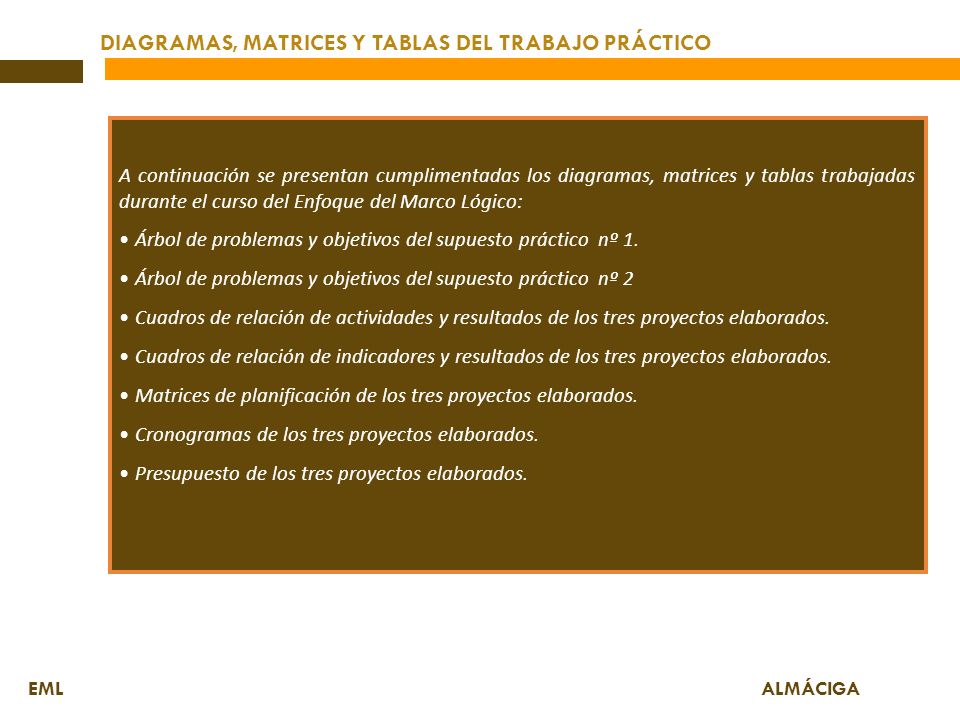 DIAGRAMAS, MATRICES Y TABLAS DEL TRABAJO PRÁCTICO
