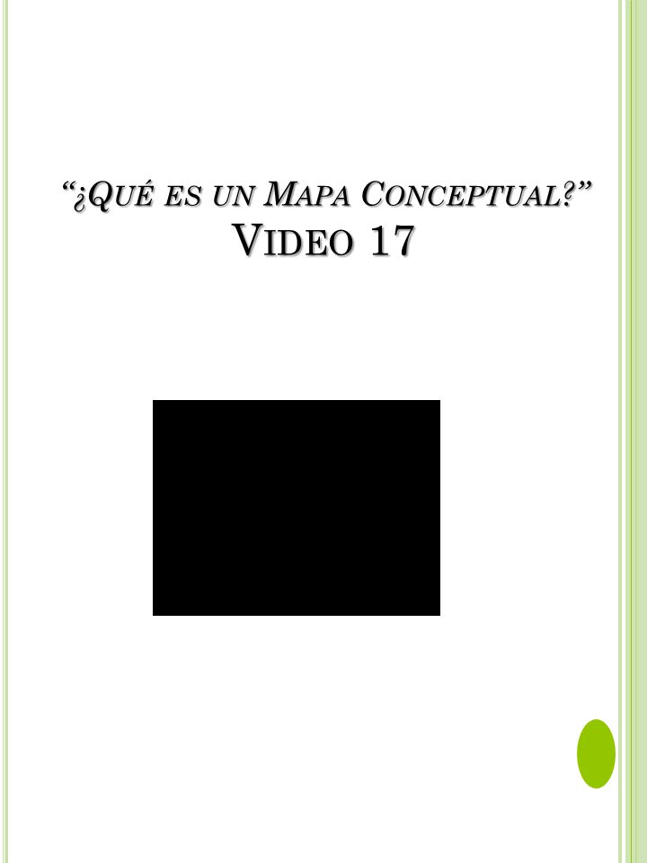¿Qué es un Mapa Conceptual Video 17