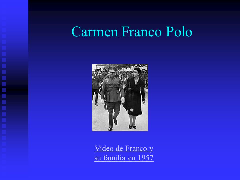 Video de Franco y su familia en 1957