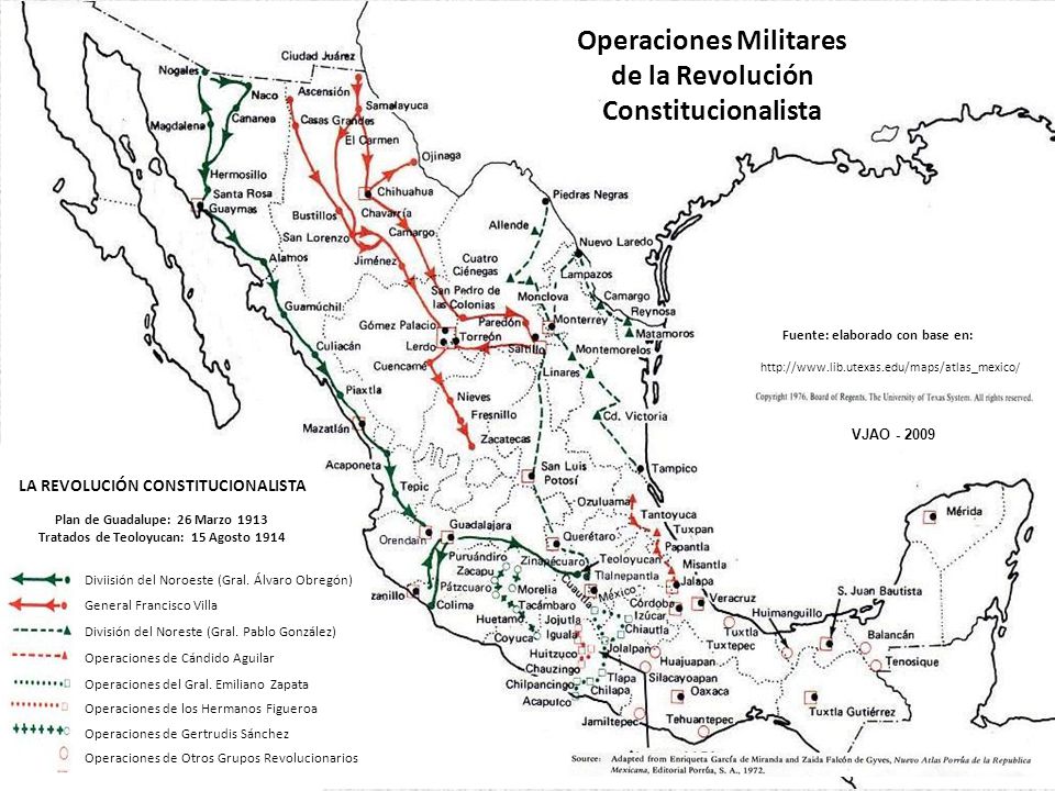 Operaciones Militares de la Revolución Constitucionalista
