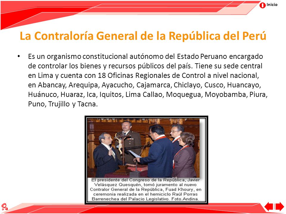 La Contraloría General de la República del Perú