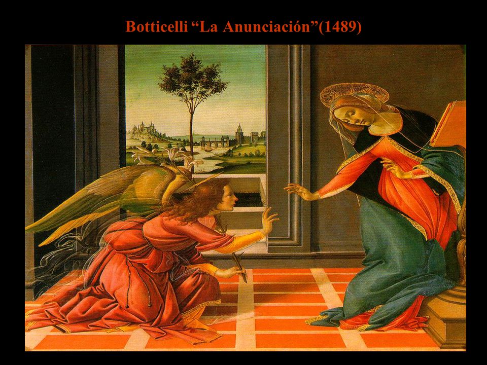 Botticelli La Anunciación (1489)