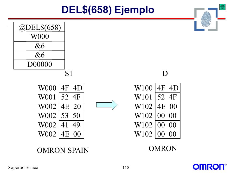 DEL$(658) W000 &6 D00000 S1 D W000 4F 4D W F