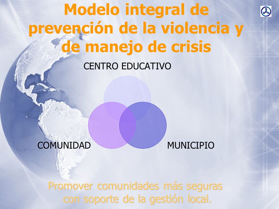 Modelo integral de prevención de la violencia y de manejo de crisis