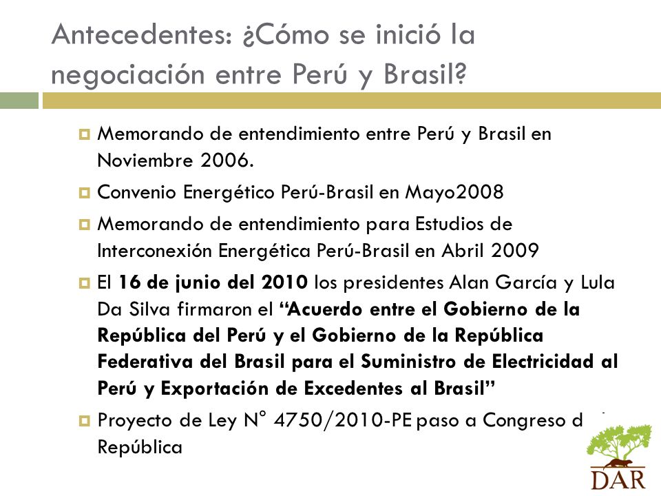 Antecedentes: ¿Cómo se inició la negociación entre Perú y Brasil