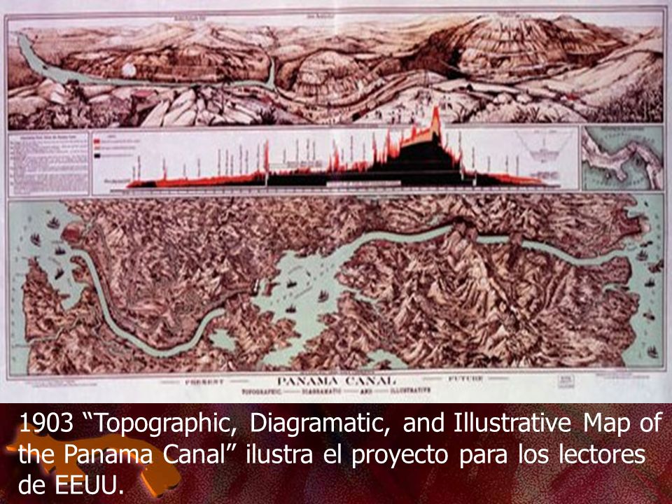 The excavations remaining to be done, shown in black, were to be completed by the U.S.