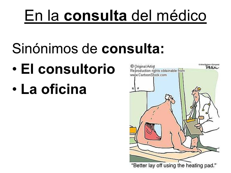 En la consulta del médico