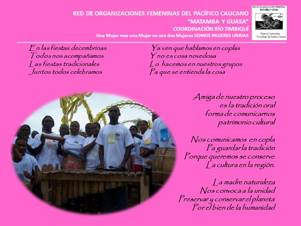 Amiga de nuestro proceso es la tradición oral forma de comunicarnos