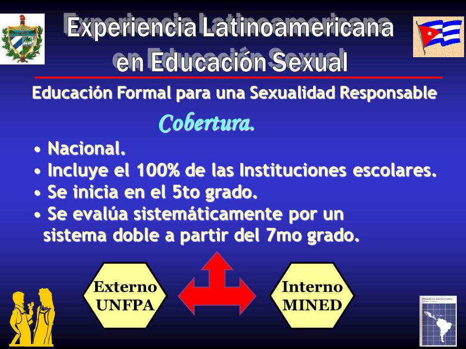 Cobertura. Experiencia Latinoamericana en Educación Sexual Nacional.