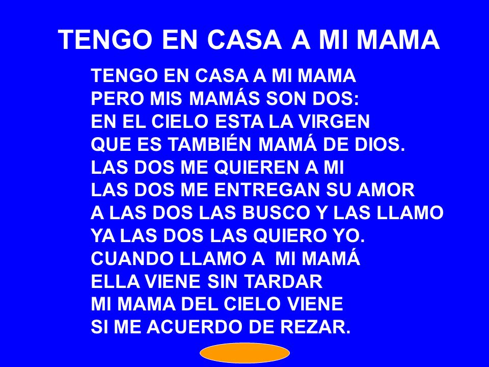 TENGO EN CASA A MI MAMA TENGO EN CASA A MI MAMA