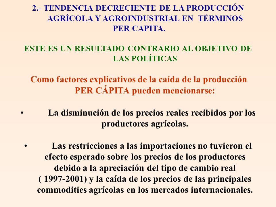 ESTE ES UN RESULTADO CONTRARIO AL OBJETIVO DE LAS POLÍTICAS