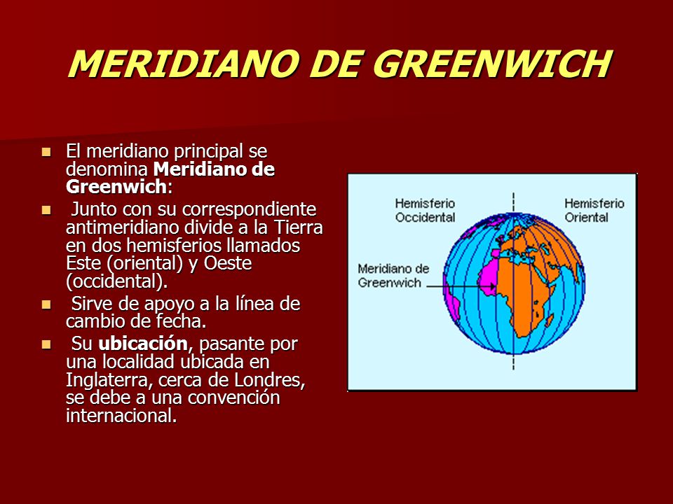 MERIDIANO DE GREENWICH
