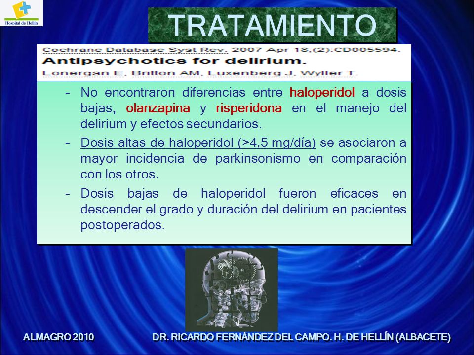 ALMAGRO 2010 DR. RICARDO FERNÁNDEZ DEL CAMPO. H. DE HELLÍN (ALBACETE)