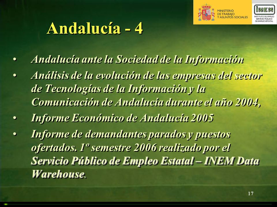 Andalucía - 4 Andalucía ante la Sociedad de la Información