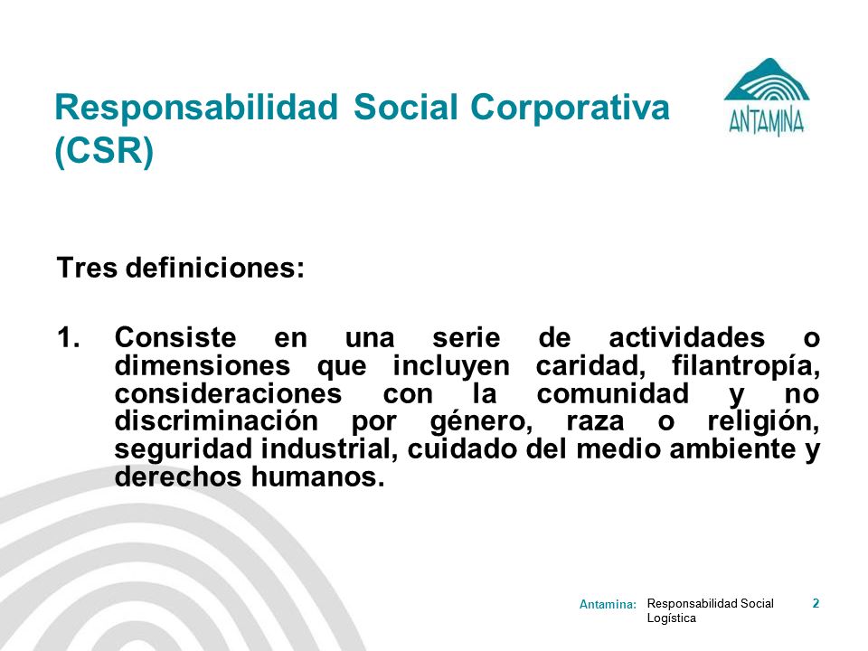 Responsabilidad Social Corporativa (CSR)