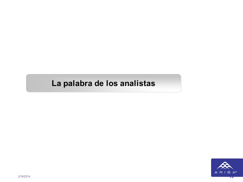 La palabra de los analistas