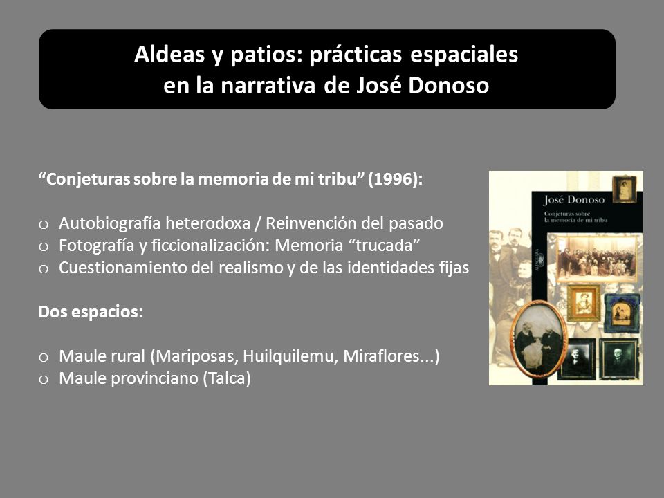 Aldeas y patios: prácticas espaciales en la narrativa de José Donoso
