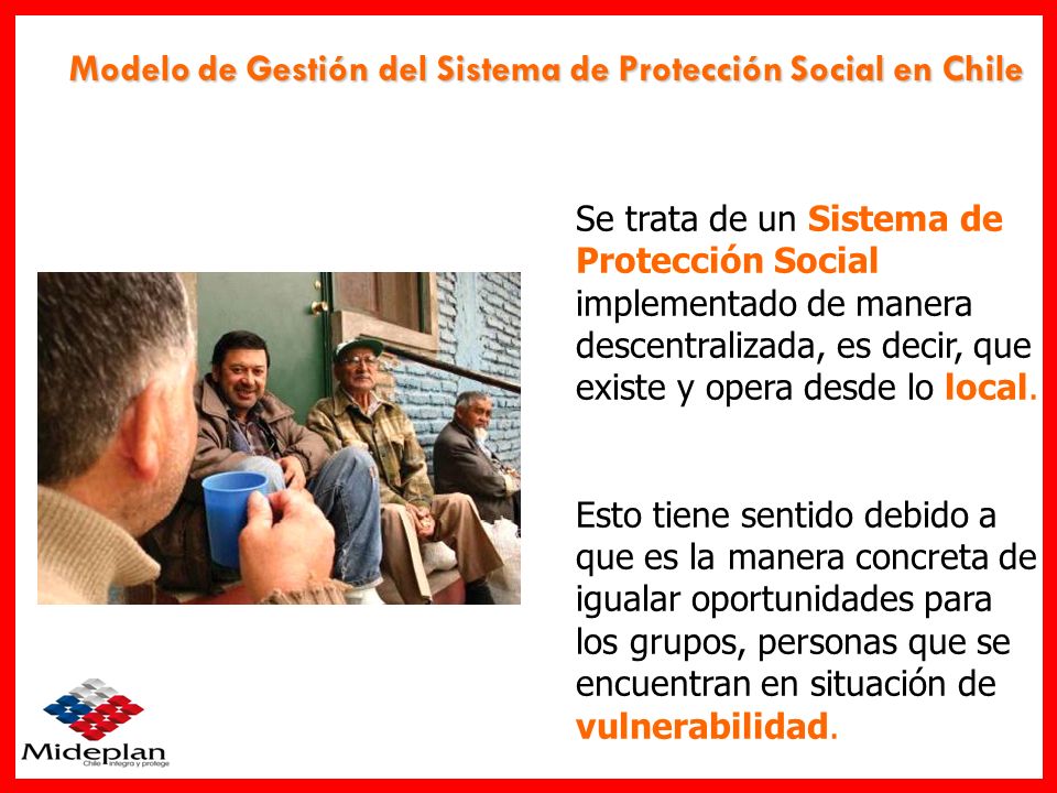 Modelo de Gestión del Sistema de Protección Social en Chile